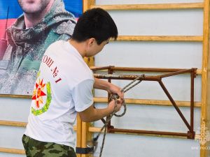 «Всегда готов!»: в Мирном прошла пожарная эстафета школьников