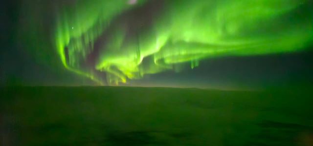 Пассажиры рейса Якутск — Депутатский стали свидетелями северного сияния
