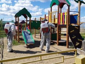 В Якутске продезинфицировали свыше 2 млн кв. метров общественных пространств