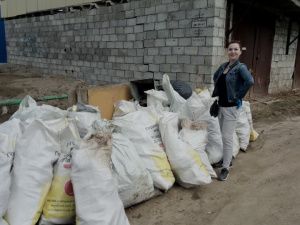 В Гагаринском округе на субботниках приняли участие более 1600 человек