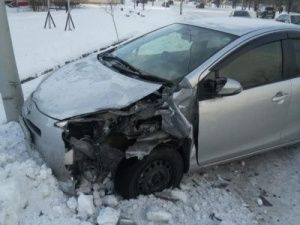 В Нерюнгри при столкновении двух иномарок пострадали мужчина и семилетний ребенок