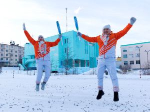 Эстафету огня VIII Игр «Дети Азии» встретил Усть-Янский район