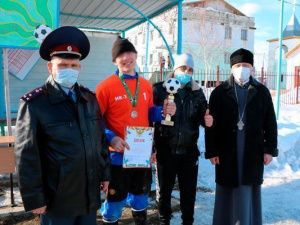 Состоялся турнир по зимнему футболу среди исправительных учреждений