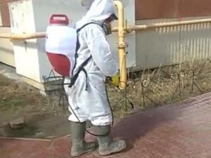 МУП «Жилкомсервис» продолжает дезинфекцию общественных пространств: 20 мая