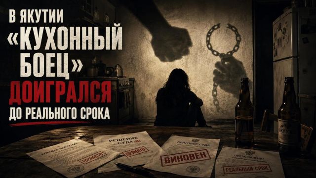 В Якутии «кухонный боец» доигрался до реального срока