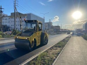 Асфальтирование дорог в рамках "БКД" в Якутске достигло 92,5%