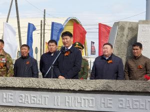 В Наяхинском наслеге Якутии перезахоронили останки солдата Ивана Сивцева