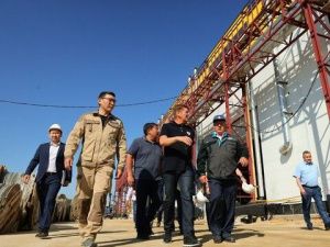 Делегация Совета Федерации ознакомилась с ходом строительства Жатайской судоверфи