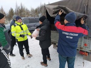 Скопление машин на ФАД «Лена» сохраняется