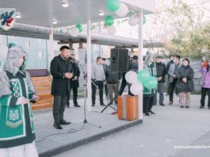 Новую теплую остановку открыли в Строительном округе Якутска