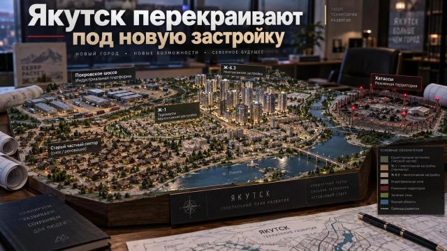 Якутск перекраивают под новую застройку