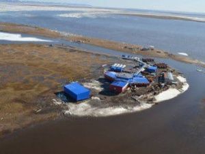 Российские ученые впервые провели зондирование вечной мерзлоты в устье Лены