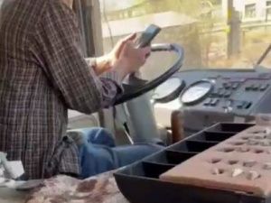 В Якутске ГИБДД скрыто патрулирует водителей автобусов