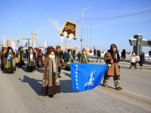 Народные мастера прошествовали по улицам Якутска