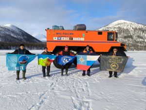 Завершилась экспедиция из Якутска до Охотска на вездеходах по следам Витуса Беринга