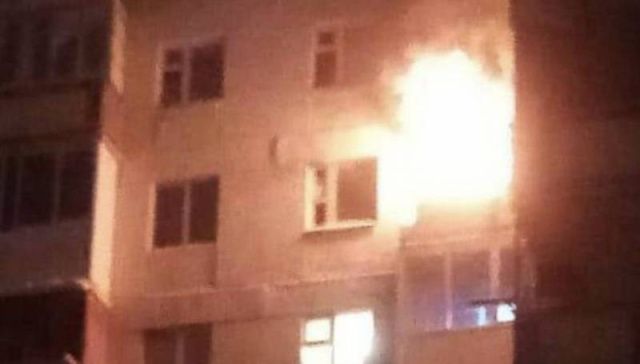 В Якутске произошел пожар, на тушение которого было привлечено 10 машин