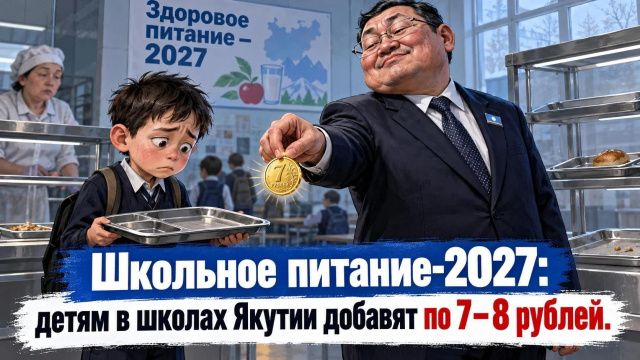 Школьное питание-2027: детям в школах Якутии добавят по 7–8 рублей