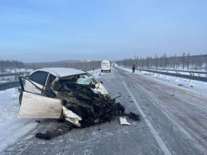 В Нерюнгринском районе в результате ДТП пострадал водитель