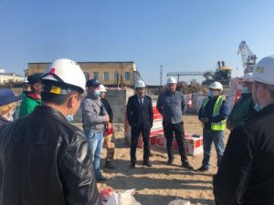 Госстройжилнадзор РС(Я) проверил ход строительства первого этапа Жатайской судоверфи