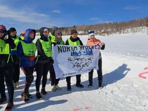В Якутии прошёл первый республиканский ледовый забег «Ленские столбы»