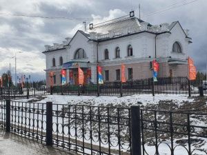 На станцию Нижний Бестях прибыл «Победный поезд»