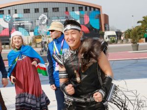 Делегация Якутии встретилась с участниками Всемирного фестиваля молодежи из Африки