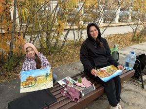 В Якутске впервые прошёл открытый городской пленэр