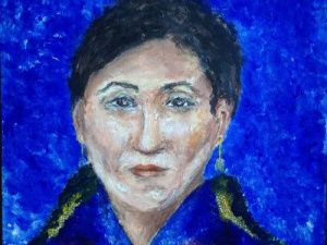 Ах, какая женщина! Петербургская художница написала портрет Сарданы Авксентьевой