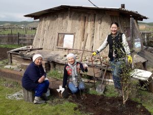 В Тулагино - Кильдямском наслеге проведена акция «Посади дерево» 