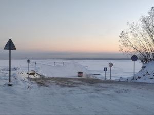 На реке Лене открыта ледовая переправа «Хатассы – Павловск»