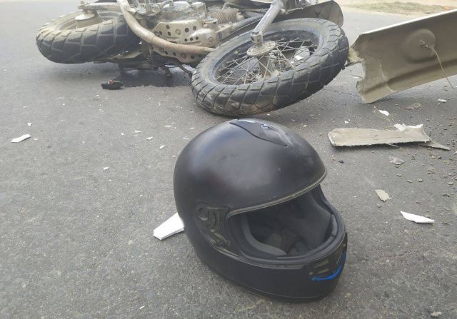 ГИБДД — о ДТП на Сергеляхском шоссе: мотоциклист выехал на встречную полосу