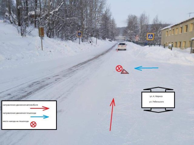 В Алданском районе сбили женщину, перебегавшую дорогу