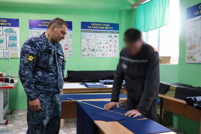 В исправительной колонии № 6 наращивается объем заказов на специальную одежду