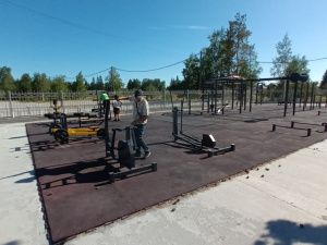 В Горном районе в рамках народной программы «Единой России» построена спортплощадка