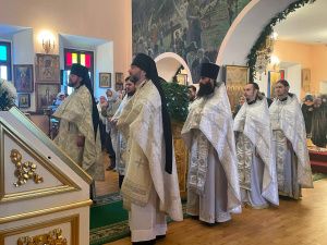 Архиерейские богослужения Рождественского сочельника в Преображенском соборе