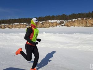 В Якутии прошёл первый республиканский ледовый забег «Ленские столбы»