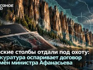 Ленские столбы отдали под охоту: прокуратура оспаривает договор времён министра Афанасьева