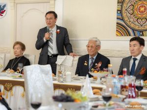 Участников войны и ветеранов тыла поздравили на торжественном приёме в честь Дня Победы