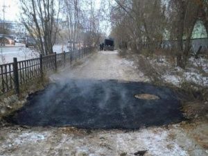 Мэр Якутска разобралась по факту укладки асфальта на снег