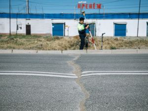 Сардана Авксентьева проверила ремонт столичных дорог