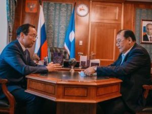 Глава Якутии встретился с и.о. президента Академии наук