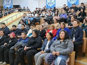 В Якутске прошла встреча студентов АГАТУ с доверенным лицом Владимира Путина Мариной Бахилиной