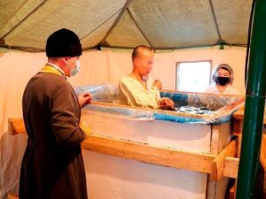 В исправительных учреждениях Якутии осужденные приняли участие в крещенских купаниях