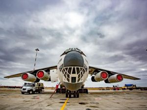 Аэропорт «Якутск»: Ил-76 доставил оборудование для ЯГРЭС-2