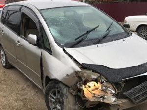 В Якутске пьяный автомобилист наехал на женщину с двумя детьми