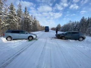 Снежная пыль стала причиной ДТП: Пострадала женщина