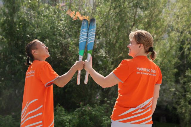 Глава Якутии и 74 факелоносца понесут огонь игр «Дети Азии» по центру Якутска