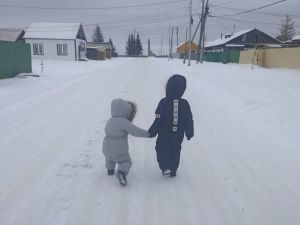 Верхневилюйск прощается с маленькими детьми… 