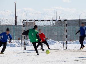 Соревнования по зимнему футболу среди осужденных Якутии состоялись в ИК-6