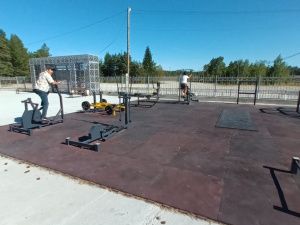 В Горном районе в рамках народной программы «Единой России» построена спортплощадка